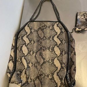 Snakeskin Stella McCartney Large Fababella bag